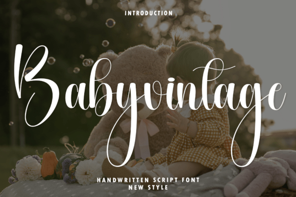 Babyvintage: A Script Font Built for Modern Brand Character