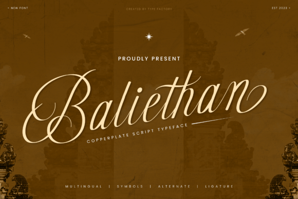 Baliethan: A Premium Script Typeface for Memorable Campaigns