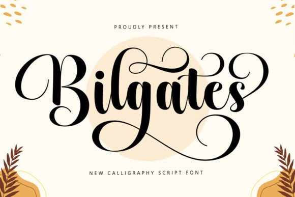 Bilgates: An Elegant Script Font for Memorable Branding