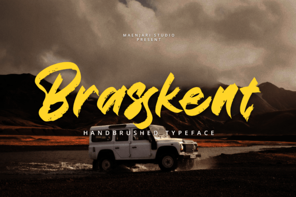 Brasskent: A Bold Brush Font for Makers Who Mean Business