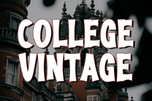 College Vintage: A Premium Script Font for Memorable Marketing
