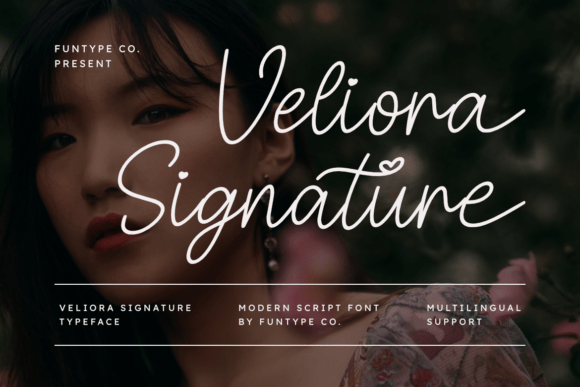 Crafting Brand Intimacy with the Veliora Signature Font