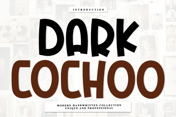 Dark Cochoo: A Crafting Font Full of Rhythmic Charm