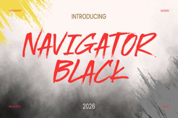 Finding a Unique Voice with Nafigator Black Font