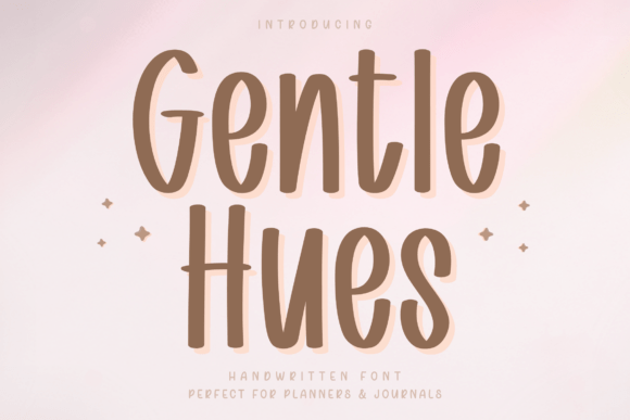 Gentle Hues Font: A Quiet Typography Tool for Softer Digital Layouts
