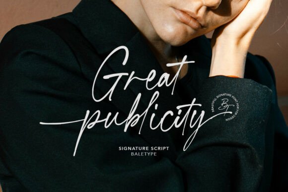 Great Publicity: A Handwritten Font That Feels Like a Real Signature