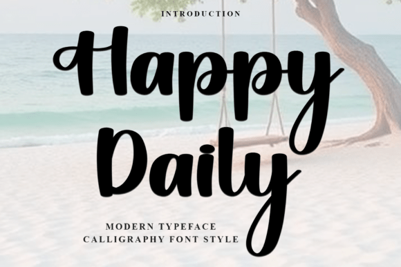 Happy Daily: A Festive Font for Editorial Joy