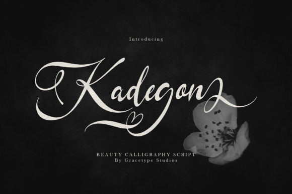 Kadegon: A Gorgeous Calligraphy Font for Crafters and Creators