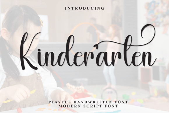 Kinderarten Font: A Warm Display Typeface for Digital Branding