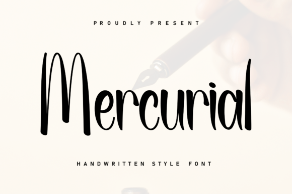 Mercurial: A Handwritten Script Font for Editorial Personality