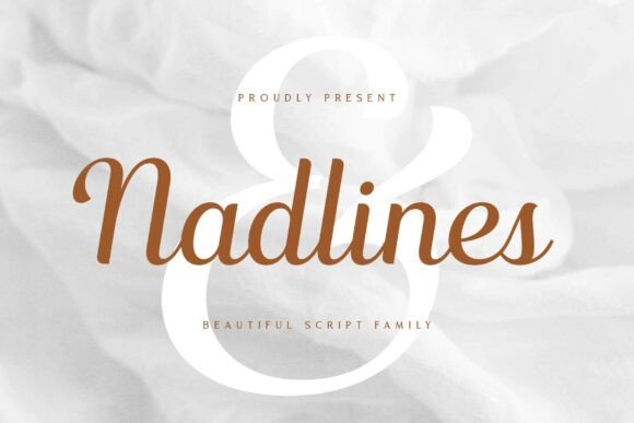 Nadlines: A Refined Italic Script for Editorial Elegance