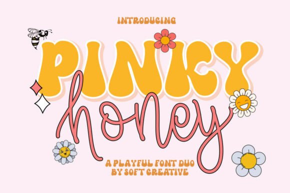 Pinky Honey: A Font Duo Built for Playful Brand Identities