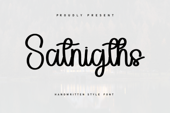 Satnigths: A Font That Feels Like a Quiet Conversation