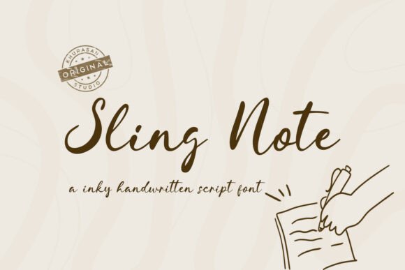Sling Note: A Web Designer's Font for Adding Personality to Digital Spaces