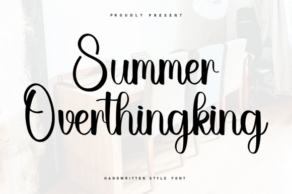 Summer Overthinking: A Font for Reading at a Gentle Pace