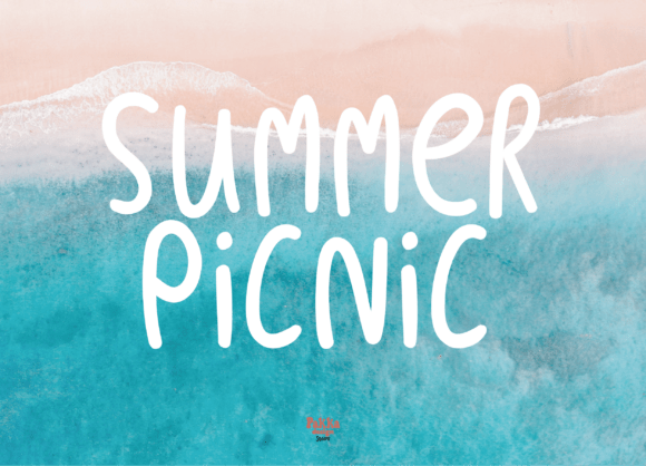 Summer Picnic: A Lively Handwritten Font for Joyful Branding
