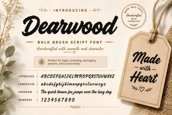 The Dearwood Font: Your Secret for a Warm, Handcrafted Brand