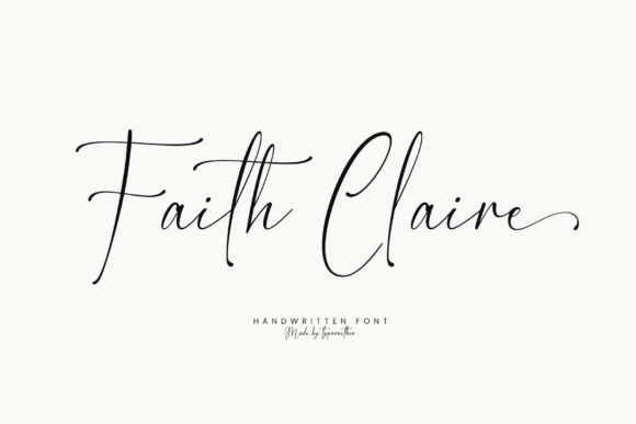 The Quiet Elegance of Faith Claire: A Font That Turns Text into Atmosphere