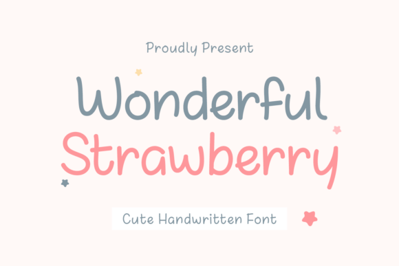 Wonderful Strawberry: A Playful Font for a Polished Brand